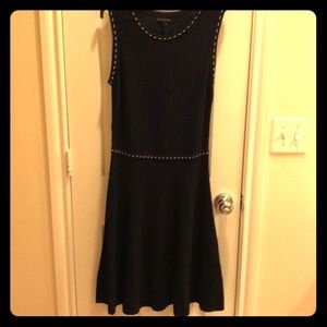 Navy Blue Banana Republic Sleeveless Dress